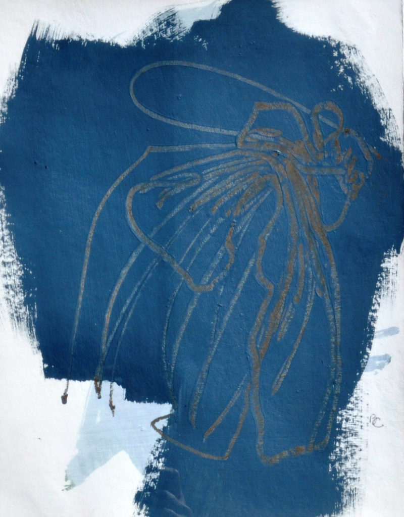 Listón azul Beatriz Castañeda
